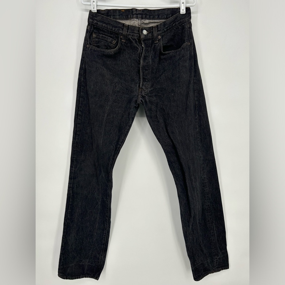 Vintage Levi’s 501 Jeans Mens 32x34 Black 1950s Button Fly RARE